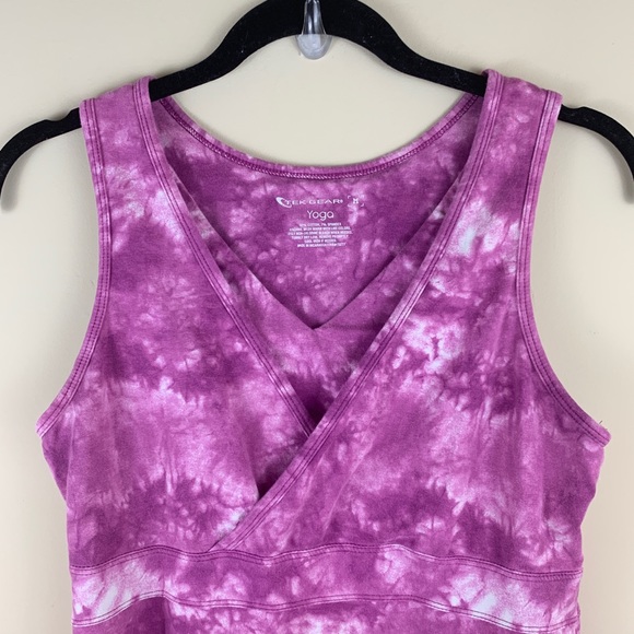 Tek Gear Yoga tie dye athletic v neck tank top - Picture 4 of 7